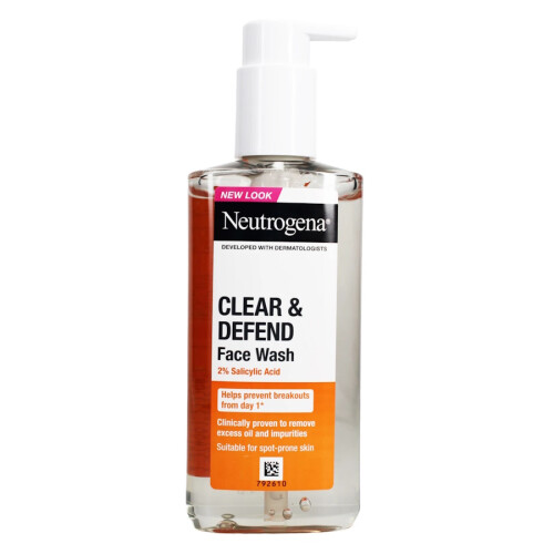 Neutrogena PERSISTENTTI NAPPUJEN PUHDISTUSGEELI 200 ml