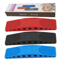 (black) Large Dog Horse Grooming Brush Hair Removal Cleaning Massage Comb