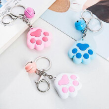 Dww-3PCS Porte-Cls Plastique Forme de Patte de Chat Cadeau de Voiture Sac Tlphone Portefeuille