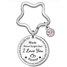 Dww-Maman, fille, porte-cls du fils n'oublie jamais que je t'aime maman, maman, anniversaire, cadeau de Nol porte-cls femme sculpture Merci pour tout
