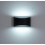 Black wall lamp with adjustable LED lighting, modern 7W wall light 1