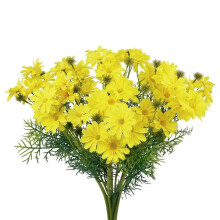 (Yellow) 10 Pcs 19.7 inches Artificial Daisy Flowers Bulk for Outdoor Wedding Bouquet Home Party Garden Arrangements