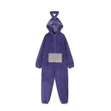 (M, Purple) Adult Teletubbies Costume - Disi Onesis Lala Cosplay Jumpsuit Pajama Carnival