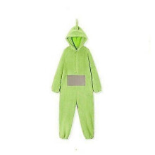 (XL,Green)Adult Teletubbies Costume - Disi Onesis Lala Cosplay Jumpsuit Pajama Carnival