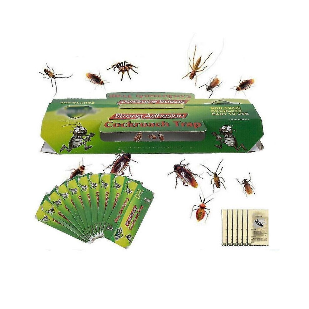3PCS Pro Cockroach Killing Bait Sticky Catcher Trap House Pest Control