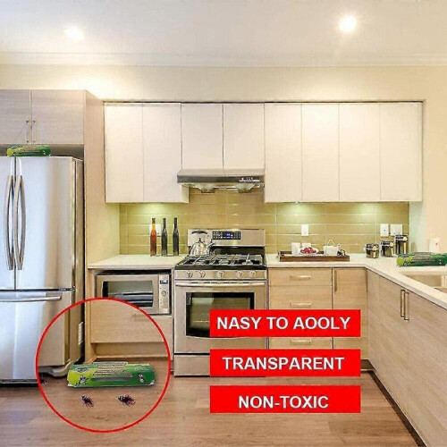 3PCS Pro Cockroach Killing Bait Sticky Catcher Trap House Pest Control 2
