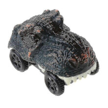 Dinosaur Track Cars Compatible with Most Tracks Light Up Racing Track Accessories with 3 F