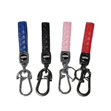 Dww-4 Pcs Porte Clef Voiture, Cuir Porte Cl Porte Clef Personnalis, Porte-cls pour Voiture Porte Cl Voiture Porte Cls Fmille Prsente Cadeau Grand Pere