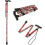 (Green) Walking Stick Ultralight Adjustable Walking Cane Self Standing Folding Cane 1