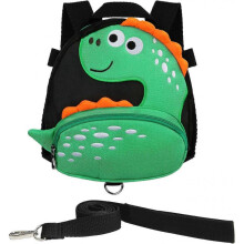 Dww-Toddler Anti-Lost Backpack, Cute Owl Toddler Backpack with Safety Leash for 1-5 Years Old Kids (Dinosaur Backpack)