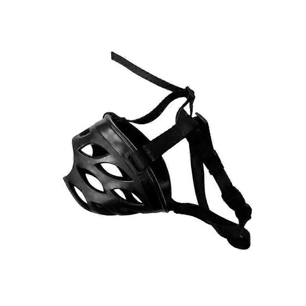 (S,black)Dog Muzzle Cover,breathable Basket Muzzles For Small,medium,large Dogs