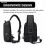 Small Antitheft Backpack And School Bag with Usb Charging Port - Black 2