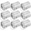 12pcs Reusable Jar Cookie Tea Jar with Handle Transparent Holder Storage Jar Small Candy Container 3