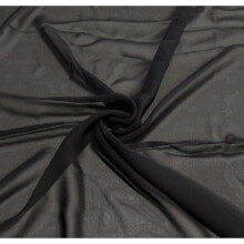 (Black) 120" Wedding Table Runners Dusty Soft Chiffon Wedding Runner Bridal Party Decor