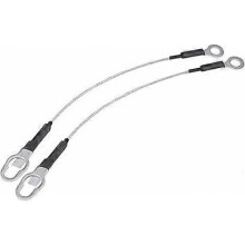 Tailgate Wire Cable,  Stainless Steel Truck Tailgate Strap Tail Gate Cables Pickup Truck Tailgate Wire Support Cable Set 44cm /17in for Ford Ranger, f