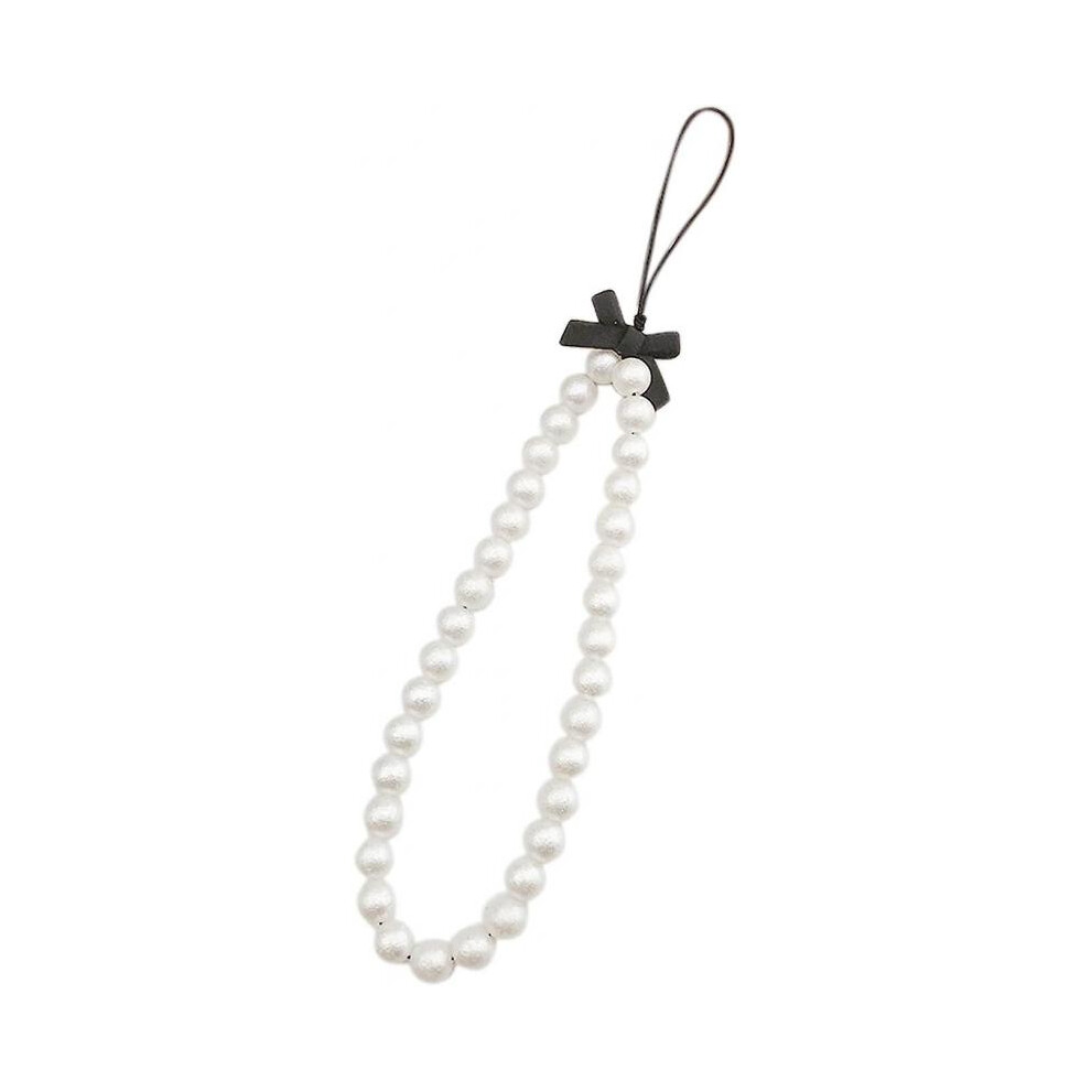 Dww-Chane Bijoux de Telephone Portable, Bracelet en Perles Pendentif de Tlphone Anti Perte Collier en Rsine  Suspendre Lanire de Perles avec Noeud Noi