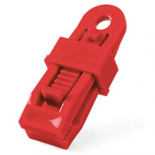 (Red) Adjustables Heavy Duty Lock Grip For Tarp Shades Cloth Strong Windproof Awning Clamp For Outdoor