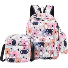 School Backpack, School Bag Set Children's Schoolbag Child School Backpack Teen Backpack School Bags for Teenage Girls Primary Junior High School Ligh