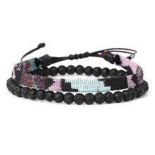 Dww-Lot de 5 (couleurs de l'image) Ensemble de bracelets de surfeur pour homme et femme - Style bohme - Accessoires de plage et de vacances - Fait  la