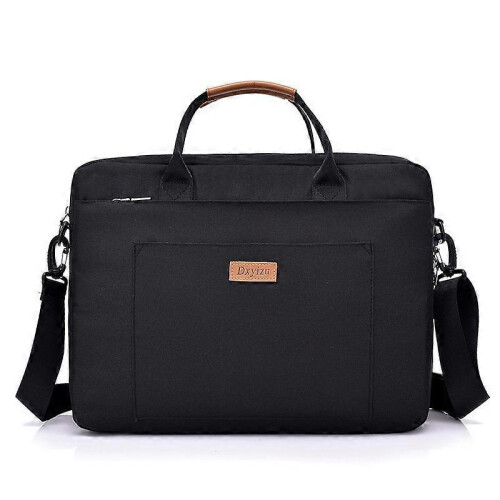 (black)Men Canvas Business Briefcase Large Tote Women's Bag