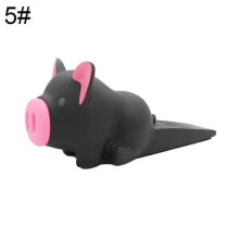 (5) Adorable Animal Door Stopper Holder - Hard PVC Doorstop Wedge Gift