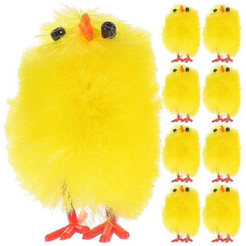 36pcs Easter Stuffed Chic Decoration Easter Party Garden Ornament Plush Mini Chick Figurine 1