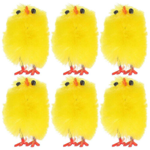 36pcs Easter Stuffed Chic Decoration Easter Party Garden Ornament Plush Mini Chick Figurine 2