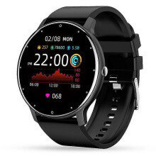 (black) Smart Watch Fitness Tracker Blood Pressure Heart Rate Men Women Sport Watches