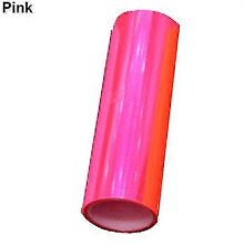 (Pink) Car Auto Vehicle Waterproof Headlight Taillight Tint Film Wrap Roll Sticker