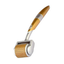 Dermal Roller - Hair and Scalp Roller - for Men and Women - Stimulates Healthy Hair Growth - Micro Needling Tool for Resting Scalp Follicles1pcs-Gold