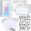 (Silver Laser) A6 Binder Budget Planner Notebook Covers Folder Size 6 Hole Pockets 1