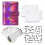 (Rose Pink Laser) A6 Binder Budget Planner Notebook Covers Folder Size 6 Hole Pockets 1