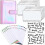 (Pink Laser) A6 Binder Budget Planner Notebook Covers Folder Size 6 Hole Pockets 1