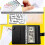 (Silver Laser) A6 Binder Budget Planner Notebook Covers Folder Size 6 Hole Pockets 5