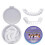 Smile Braces Snap On Upper False Teeth Dental Veneers Denture Cover Set3pcs 3