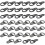 D Ring Tie Downs, 40pcs D-rings Anchor Lashing Ring Safety Tie Down Loop Lashing 1