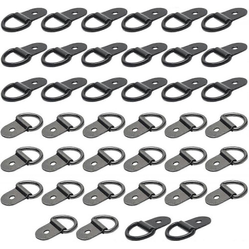 D Ring Tie Downs, 40pcs D-rings Anchor Lashing Ring Safety Tie Down Loop Lashing