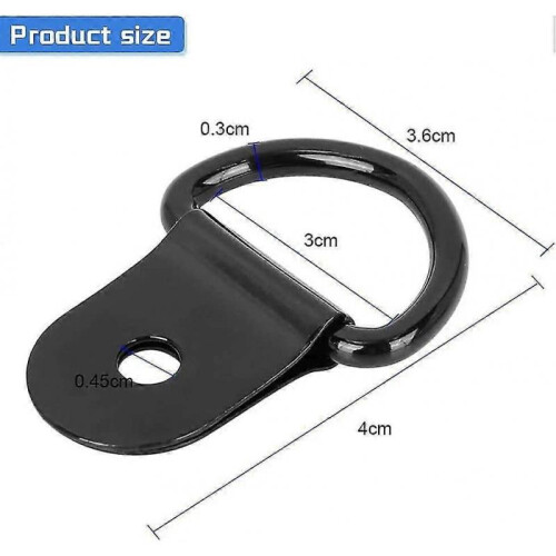D Ring Tie Downs, 40pcs D-rings Anchor Lashing Ring Safety Tie Down Loop Lashing 1