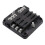 Automobile independent positive and negative fuse box, with LED indicator, 1 input 6 output 3