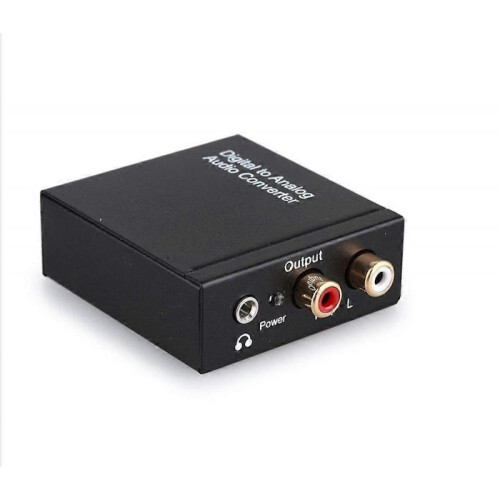 Digital Optical Coax To Analog Rca Audio Converter Adapter 1