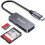 USB C 3.0 Card Reader, High Speed SD/Micro SD Memory Card Reader Aluminum USB C Card Reader SD Card Adapter for SD/Micro SD/TF/SDHC/SDXC/MMC-MacBook P 1