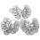 30Pcs Number ID Tags Key Chain Stainless Steel Numbered 1-30 Tags Round Shaped Numbered Tags 3