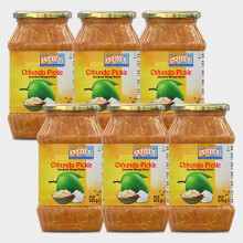 Ashoka Chhundo Shredded Mango Pickle – 575g (Pack of 6) | Sweet & Tangy Gujarati Achar | Grated Mango Preserve