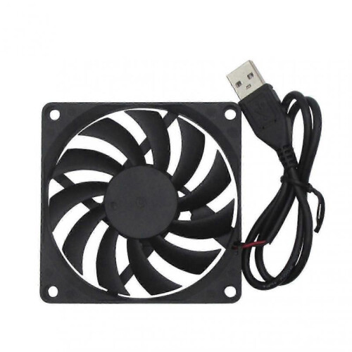 Cooling Fan USB Connector Universal 5V 8cm Router Computer Case Heatsink for PC