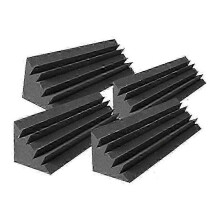 4 Pcs Acoustic Panels Studio Acoustic Soundproof Foam,Sound Treatment Bass Trap Corner,Sound Panels