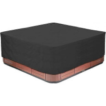 Spa cover, hot tub, pool, bathtub, Oxford fabric outdoor garden Spa cover, dustproof, waterproof, black, uv proof,200x200x85CM