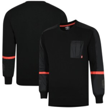 (M) England Rugby Men's Sweatshirt Umbro Icon Black Top - New