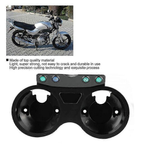 Black Speedometer Odometer Lower Meter Cover Replacement for Yamaha YBR 125 ED 2005-2009 Models 2