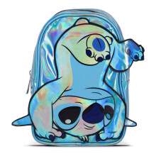 DISNEY Lilo & Stitch 3D Stitch Patch Shiny Mini Backpack - MP733786DNY