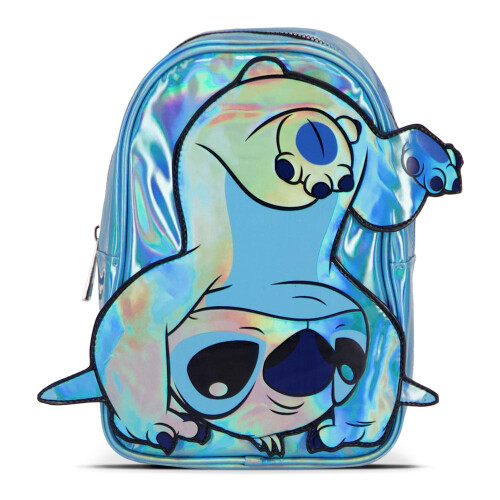 Disney DISNEY Lilo & Stitch 3D Stitch Patch Shiny Mini Backpack - MP733786DNY 1